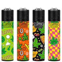 Зажигалка Трубочная Clipper Weedy Pattern