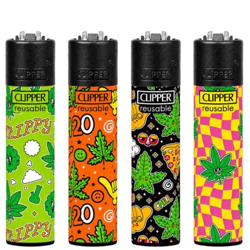 Зажигалка Трубочная Clipper Weedy Pattern